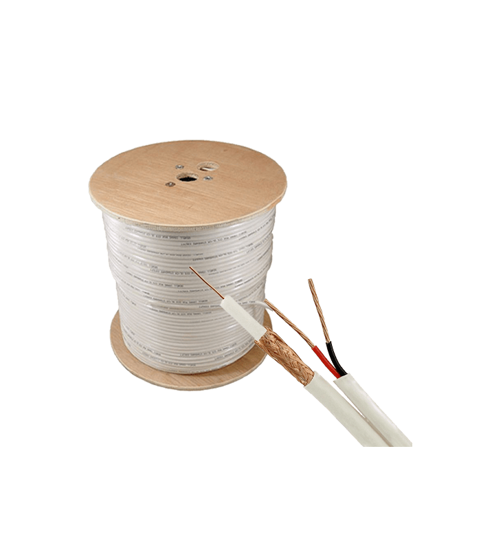 Cablu coaxial RG 59 + alimentare 2x0.75, cupru, rola 305 m - Science Technology