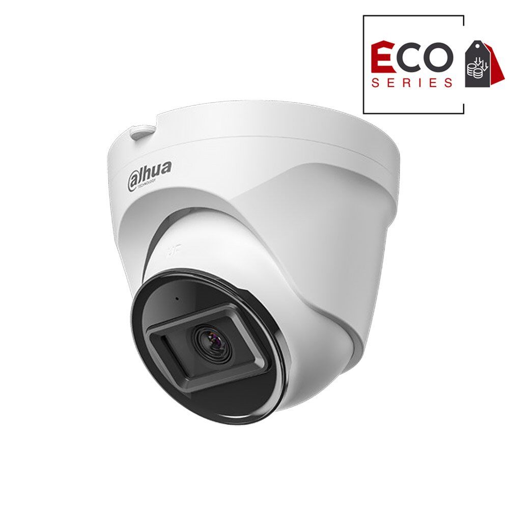 Camera supraveghere IP Dome Dahua Eco Series IPC-T1E20-A-0280B, 2 MP, 2.8 mm, IR 30 m, detectie miscare, IP67, PoE - imagine 1