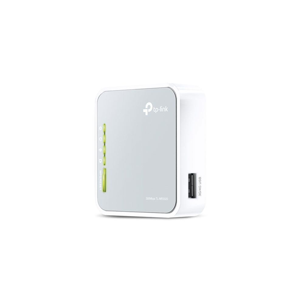 Router wireless portabil TP-Link TL-MR3020, 1 port WAN/LAN, 300 Mbps - imagine 1