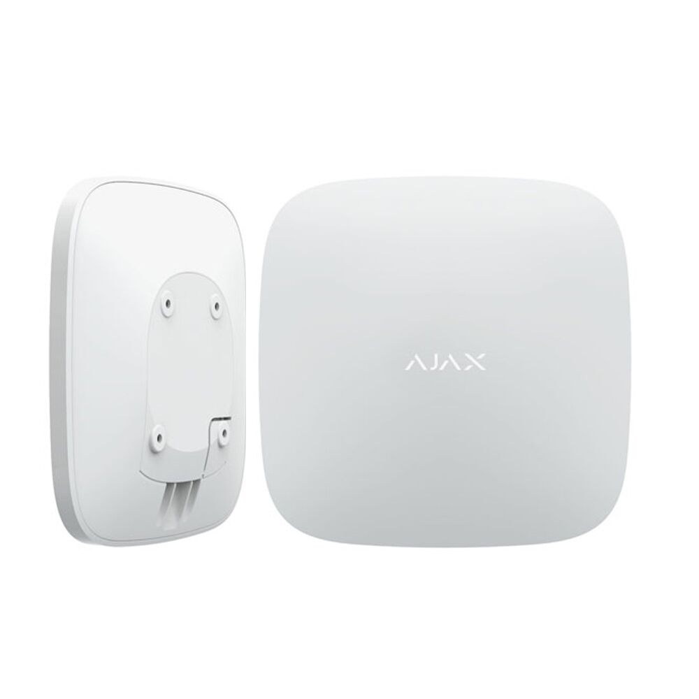 Unitate centrala AJAX Hub 2 Plus, GSM 2G/3G/LTE, WiFi, 200 dispozitive, 2000 m, alb - imagine 1